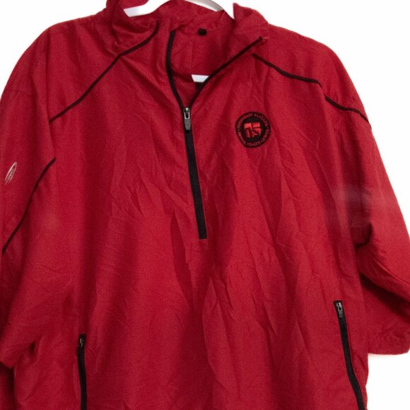 Red Windbreaker Jacket Southeast Alaska Regional Health Center Logo - Picture 4 of 8